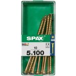 Spax Uni vrut zápust.hlava PZ/Z2 4CUT částečný závit Yellox 5 x 100 mm 10 ks – Hledejceny.cz