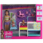 Mattel Barbie Herní set dětský pokojík GFL38 – Hledejceny.cz