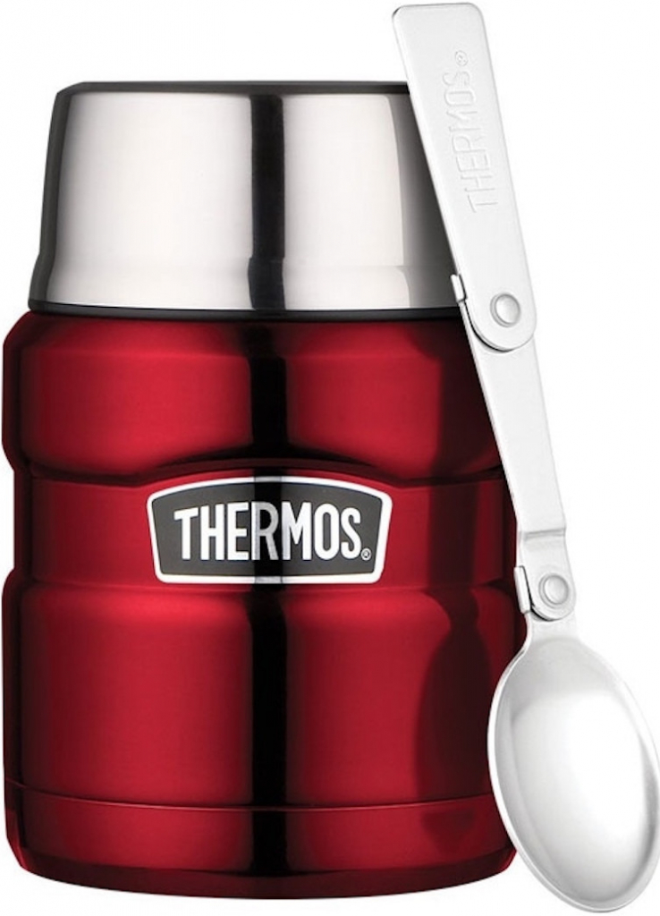 Thermos Style termoska na jídlo 470 ml červená