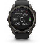 Garmin Fenix 8 51mm Sapphire Solar Titanium Carbon Gray/Black 010-02907-11 – Zbozi.Blesk.cz