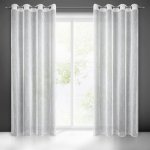 Takoy Záclona NESSI se síťovou strukturou s efektem deště, v eko stylu 140 x 250 cm-HF-398978 | 140 x 250 cm – Hledejceny.cz