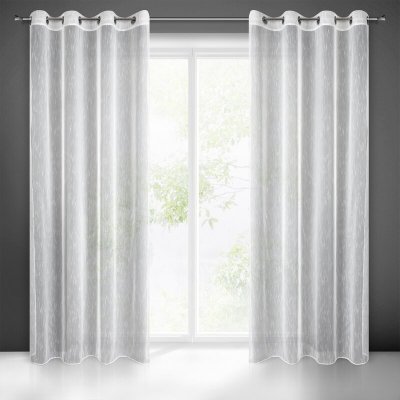 Takoy Záclona NESSI se síťovou strukturou s efektem deště, v eko stylu 140 x 250 cm-HF-398978 | 140 x 250 cm – Hledejceny.cz