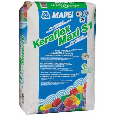 MAPEI KERAFLEX MAXI S1 DUST FREE Cementové lepidlo 25kg šedé – Hledejceny.cz