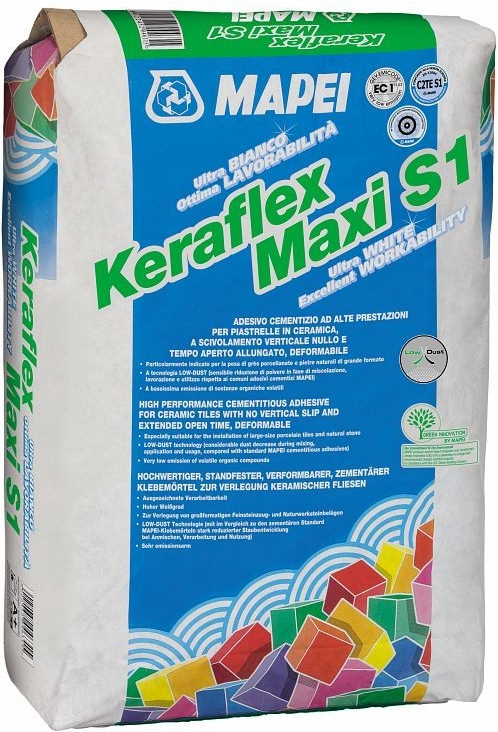 MAPEI KERAFLEX MAXI S1 DUST FREE Cementové lepidlo 25kg šedé