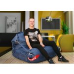 BeanBag 189x140 Comfort s popruhy jeans – Hledejceny.cz