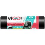 viGO! Pytle s uchy LDPE Eco 26µm 120l 10ks černé – Sleviste.cz
