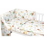 Baby Nellys 3-dílná sada Mantinel s povlečením Premium Včelky a Berušky bílá 120 x 90 cm – Zboží Dáma