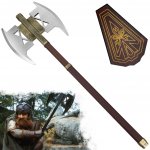 CHZ Celokovová sekera AXE OF GIMLI Pán Prstenů – Zboží Mobilmania