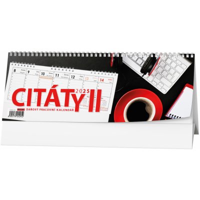 Stolní Baloušek Pracovní CITÁTY II 2026 – Sleviste.cz