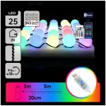 Aigostar B.V. - LED RGBIC Dekorační řetěz 25xLED/5W/USB 5 m multicolor B10303Q5Q – Hledejceny.cz
