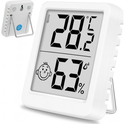 Verk Digitální teploměr mini meteostanice pokojový vlhkoměr baterie magnet – Sleviste.cz