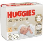 Huggies extra care 0 do 3.5 kg 25 ks – Hledejceny.cz