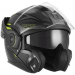 NOX PREMIUM helma výklopná FLIP-BACK (čelist sklopná dozadu) s hledím SPINNER ARK barva černá mat/žlutá fluo velikost L | Zboží Auto
