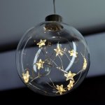 Solight LED vánoční koule skleněná 10LED 2x AA IP20 – Hledejceny.cz
