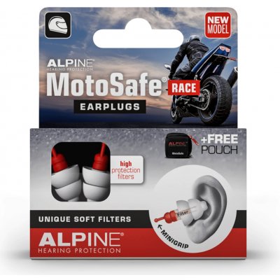 Alpine MotoSafe Race špunty do uší 1 pár – Hledejceny.cz