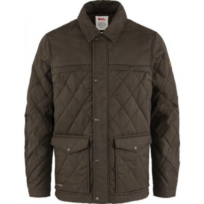 Fjallraven Övik Wool Padded Jacket Dark Olive – Zboží Mobilmania