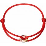 Kabbalah náramek s trojbarevnými kroužky 13092.3 red – Hledejceny.cz