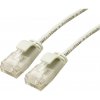 síťový kabel Roline 21.15.3904 UTP slim patch, kat. 6a, LSOH, 1,5m, šedý