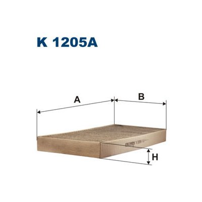 Filtr, vzduch v interiéru FILTRON K 1205A – Hledejceny.cz