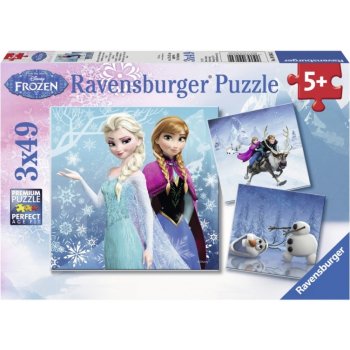 Ravensburger Ledové království Elsa Anna Olaf 3v1 3 x 49 dílků