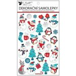 Pop up vánoční samolepky Sněhuláci 14,5 x 25 cm – Hledejceny.cz