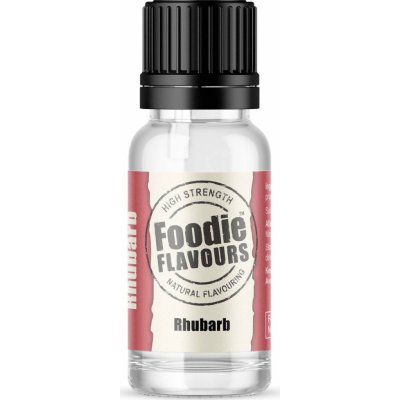 Přírodní koncentrované aroma 15ml rebarbora - Foodie Flavours