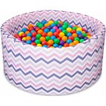 Aga suchý bazén 90 x 40 cm s míčky ZigZag barevný – Zboží Dáma