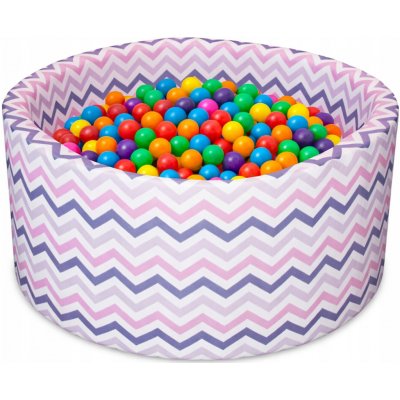 Aga suchý bazén 90 x 40 cm s míčky ZigZag barevný – Zboží Dáma