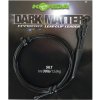 Příslušenství pro vlasce a ocelová lanka Korda Koncová Montáž Dark Matter Leader vel.8 Ring Swivel 40 lb 50 cm Weed