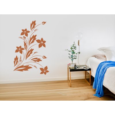 Nalepte.cz samolepka na zeď Květinový trs, rozměry 40 x 60 cm – Zboží Dáma