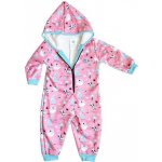 Splash About Nepromokavá fleecová kombinéza Zvířátka Růžová – Zboží Dáma