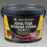 Den Braven Asfaltová opravná stěrka DenBit U Barva: černá, v balení: 10 kg – Hledejceny.cz
