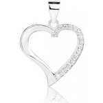 Nubis Stříbrný přívěšek srdíčko NB 4610 – Zboží Dáma