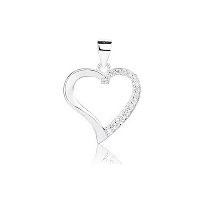 Nubis Stříbrný přívěšek srdíčko NB 4610 – Zboží Dáma