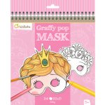 Avenue Mandarine Karnevalové masky k vymalování pro holky – Zboží Mobilmania
