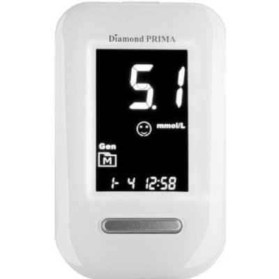 Fora Diamond Prima glukometr bílý – Sleviste.cz