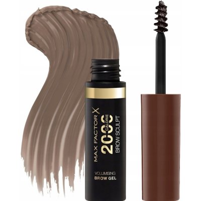 Max Factor 2000 Calorie Brow Sculpt gel na úpravu obočí 004 Black Brown 4,5 ml – Zboží Dáma