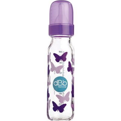 dBb Remond skleněná lahvička fialová 240 ml – Zboží Mobilmania