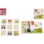 Big tree Pexeso dřevěné: zvířátka 20 ks – Zboží Živě