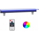 vidaXL Přelivový vodopád s RGB LED osvětlením akryl 90 cm – Sleviste.cz