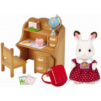 Sylvanian Families Sestra u psacího stolu se židlí