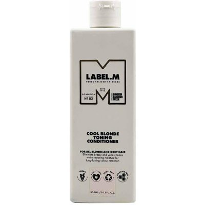 Label.m Cool Blonde Toning Conditioner Kondicionér pro světlé a šedé vlasy 300 ml – Zbozi.Blesk.cz