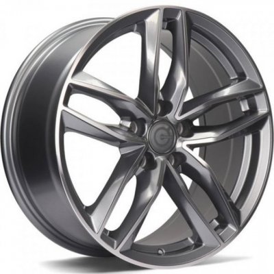 Carbonado Style 7,5x17 5x112 ET35 anthracite front polished