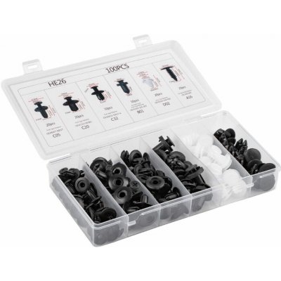 Spony a příchytky na čalounění vozidel 100ks | Zboží Auto