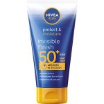 Nivea Sun Protect & Moisture Invisible Finish Mléko na opalování SPF50+ 150 ml – Zboží Dáma