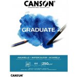 Canson Skicák Graduate Aquarelle na mokré techniky 250g m2 20ks A4 – Hledejceny.cz