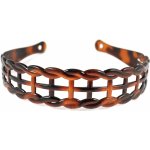 Plastová čelenka do vlasů hnědá – Zboží Dáma