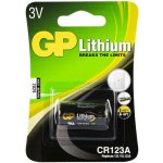 GP Lithium CR123A 1ks 1022000111 – Zboží Živě