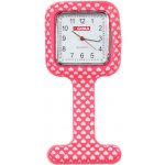 GIMA hodinky zdravotnické Nurse Watch čtvercové červené-srdíčka – Hledejceny.cz