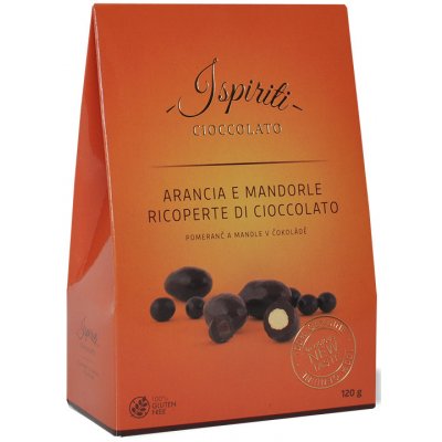 ISPIRITI Pomeranč a mandle v čokoládě 120 g – Zboží Mobilmania